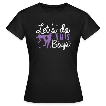 Faisons ce Boys Show Ring - T-shirt Femme - noir - Devant - AI Model Female 172 dark (172cm)