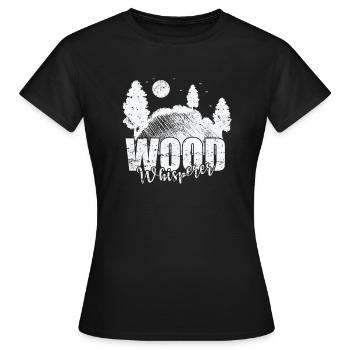 Travailleur forestier Travailleur forestier - T-shirt Femme - noir - Devant - AI Model Female 172 dark (172cm)