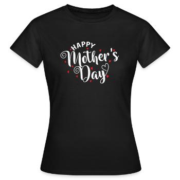 Bonne fête des mères Mami - T-shirt Femme - noir - Devant - AI Model Female 172 dark (172cm)