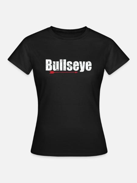 Bullseye Bogenschießen - Frauen T-Shirt - Schwarz