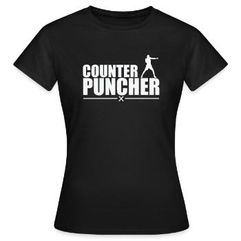 Counter Puncher Boxen - Frauen T-Shirt - Schwarz - Vorne - AI Model Female 172 dark (172cm)