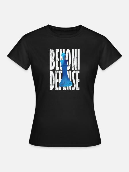 Benoni Defense Schach - Frauen T-Shirt - Schwarz