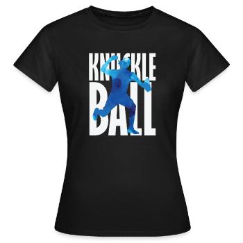 Baseball avec poing américain - T-shirt Femme - noir - Devant - AI Model Female 172 dark (172cm)