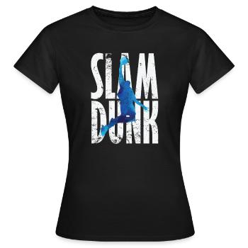 Slam Dunk Dribbler Basketball - T-shirt Femme - noir - Devant - AI Model Female 172 dark (172cm)