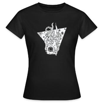 Horreur Gothique Horreur Mélancolie - T-shirt Femme - noir - Devant - AI Model Female 172 dark (172cm)