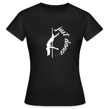 Just Dance Poledance Stange Tanzen - Frauen T-Shirt - Schwarz - Vorne - AI Model Female 172 dark (172cm)