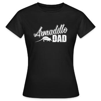 Tatous Papa Mammifère USA - T-shirt Femme - noir - Devant - AI Model Female 172 dark (172cm)