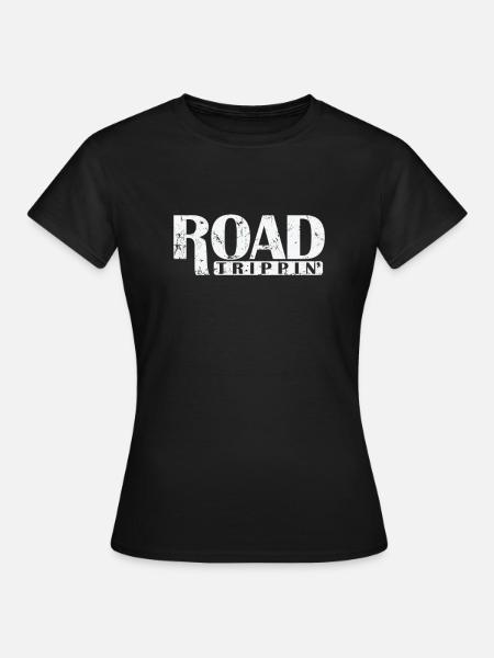 Road Trippin' Auto Route Aventure - T-shirt Femme - noir