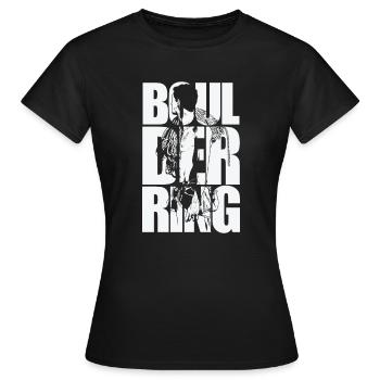L’escalade de bloc est le meilleur sport - T-shirt Femme - noir - Devant - AI Model Female 172 dark (172cm)