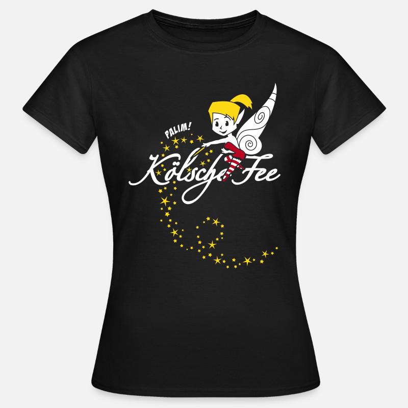 Kölsche Fee - Frauen T-Shirt - Schwarz