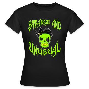 Conception de tee-shirt effrayant mais attrayant fait pour vous! " - T-shirt Femme - noir - Devant - AI Model Female 172 dark (172cm)