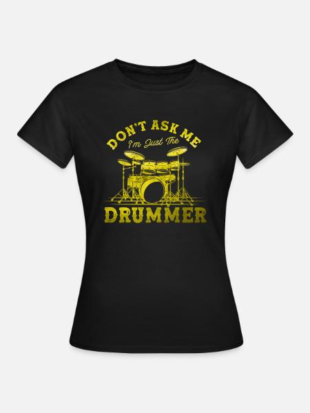 Perkusista Perkusista Perkusja Perkusja Prezent - T-shirt dam - svart