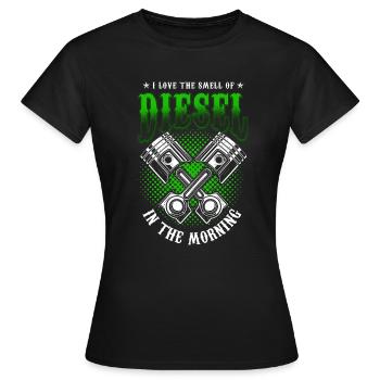 Diesel Diesel Motor Motor - T-shirt Femme - noir - Devant - AI Model Female 172 dark (172cm)
