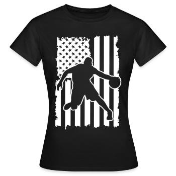 Basketball Basketball Basketball Team - Women's T-Shirt - black - Front - AI Model Female 172 dark (172cm)