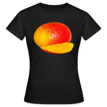 veggie Veggie mangue fruits18 - T-shirt Femme - noir - Devant - AI Model Female 172 dark (172cm)