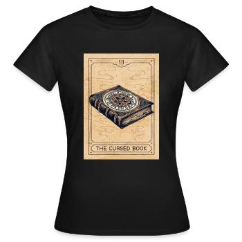 Magie - Magie noire - Livre de magie Livre de magie noire - T-shirt Femme - noir - Devant - AI Model Female 172 dark (172cm)