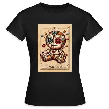 Voodoo - Voodoo Doll - Voodoo Magic - Voodoo Witch - Women's T-Shirt - black - Front - AI Model Female 172 dark (172cm)