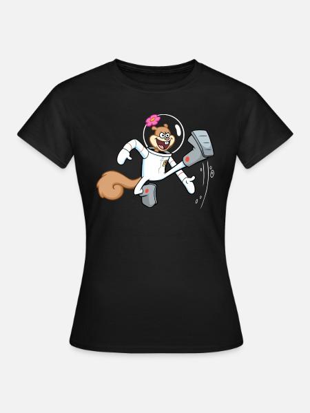Spongebob Squarepants Sandy Cheeks Design - Women's T-Shirt - black