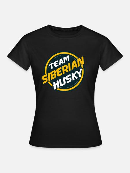 Team Husky - Frauen T-Shirt - Schwarz