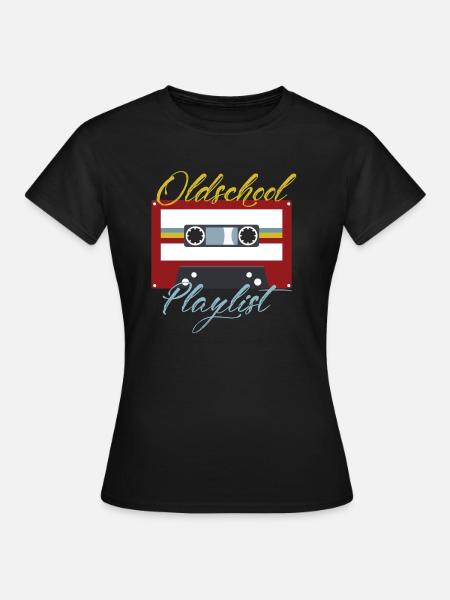 Kassette - Frauen T-Shirt - Schwarz
