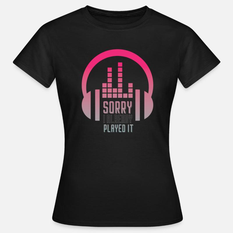 DJ - Women's T-Shirt - black