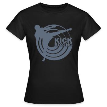 kickboxing - T-shirt Femme - noir - Devant - AI Model Female 172 dark (172cm)