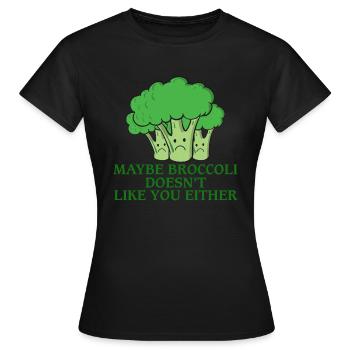 vegetables - Women's T-Shirt - black - Front - AI Model Female 172 dark (172cm)