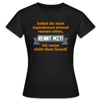 Lustiger Spruch - Frauen T-Shirt - Schwarz - Vorne - AI Model Female 172 dark (172cm)