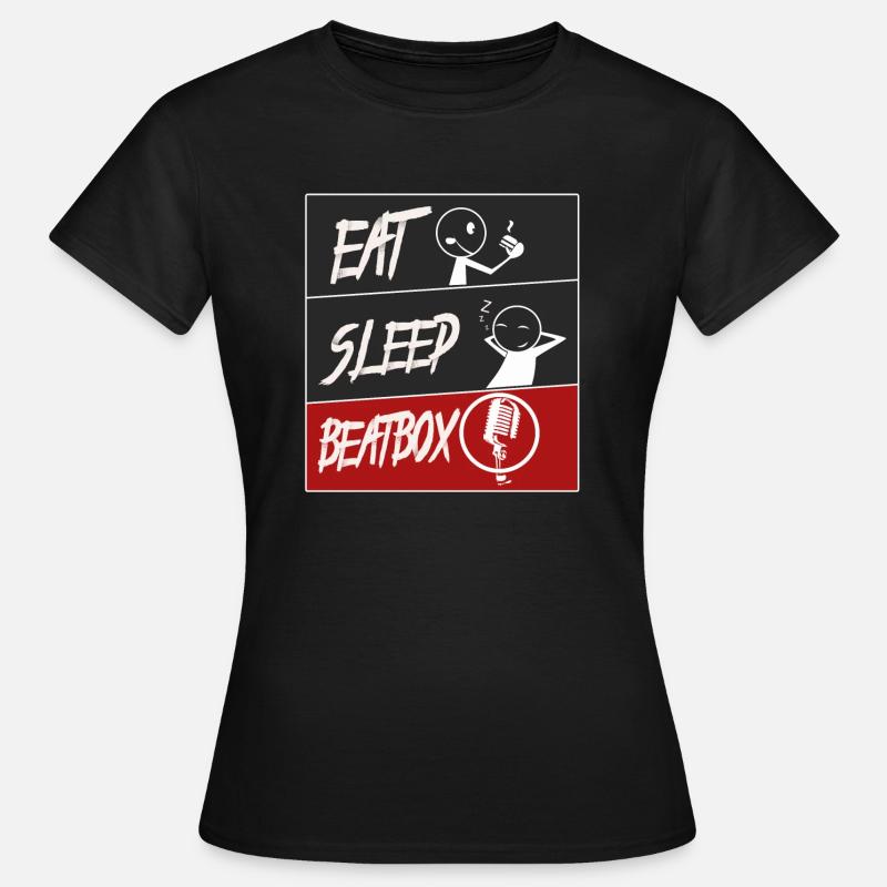 Beatbox - Frauen T-Shirt - Schwarz