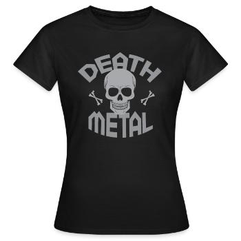 Death Metal - Frauen T-Shirt - Schwarz - Vorne - AI Model Female 172 dark (172cm)