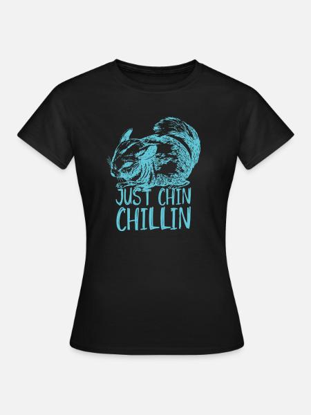 chinchilla - Women's T-Shirt - black