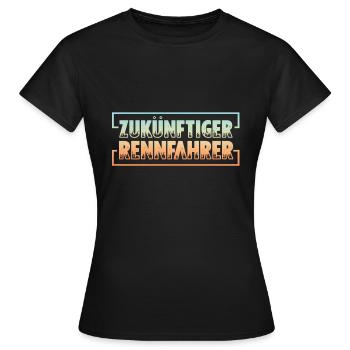 Pilote de course - T-shirt Femme - noir - Devant - AI Model Female 172 dark (172cm)