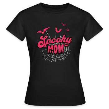 Maman effrayante / Maman Helloween - T-shirt Femme - noir - Devant - AI Model Female 172 dark (172cm)
