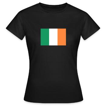 Irlande - T-shirt Femme - noir - Devant - AI Model Female 172 dark (172cm)