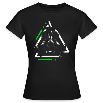 Apocalypse Masque à gaz Signes de guerre mondiale - T-shirt Femme - noir - Devant - AI Model Female 172 dark (172cm)