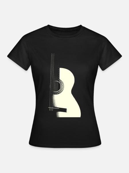 GUITAR - Frauen T-Shirt - Schwarz