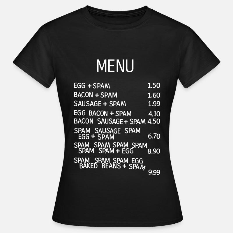 Seriously Pointless Awful Menu - Women's T-Shirt - black