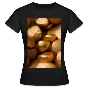 Gold Pieces - Women's T-Shirt - black - Front - AI Model Female 172 dark (172cm)