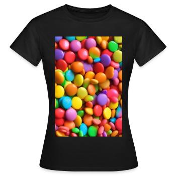 Candies - Women's T-Shirt - black - Front - AI Model Female 172 dark (172cm)