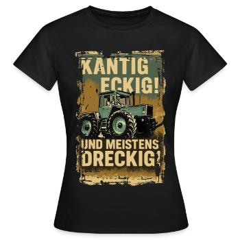 MB Trac - Frauen T-Shirt - Schwarz - Vorne - AI Model Female 172 dark (172cm)