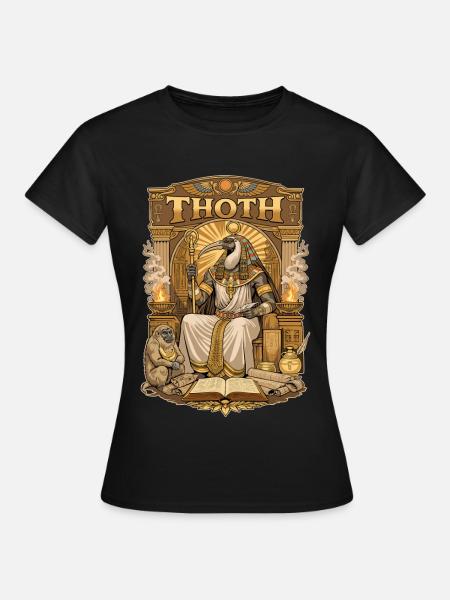 Thron von THOTH - Frauen T-Shirt - Schwarz