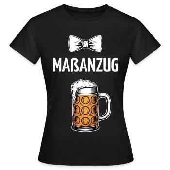 Tailor-made suit Folk festival Beer Funny - Women's T-Shirt - black - Front - AI Model Female 172 dark (172cm)