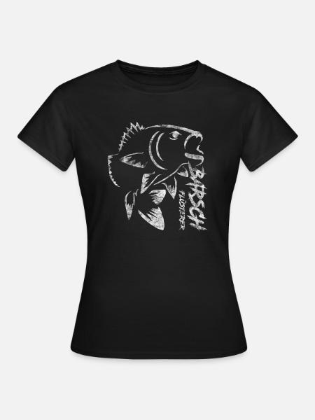 Barsch Profi Angeln - Frauen T-Shirt - Schwarz