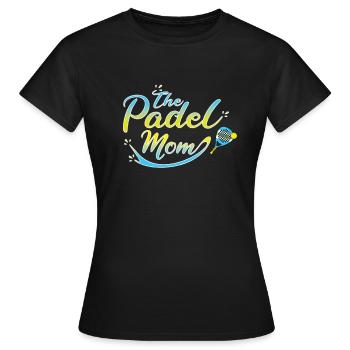The Padel Mom Padel Player Padel racket Paddle - Women's T-Shirt - black - Front - AI Model Female 172 dark (172cm)