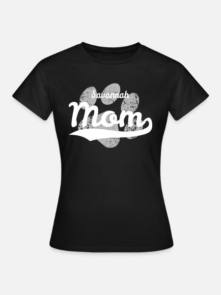 Savannah Mom - Frauen T-Shirt - Schwarz