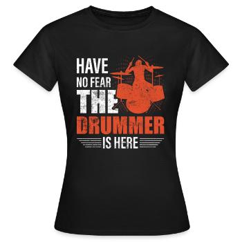 Batteur batteur batteur - T-shirt Femme - noir - Devant - AI Model Female 172 dark (172cm)