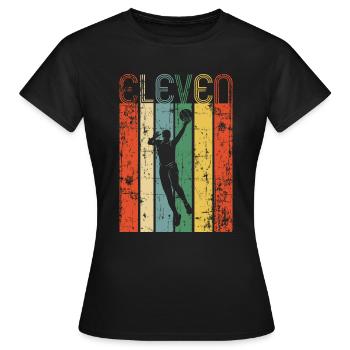 Basketteur 11e anniversaire - T-shirt Femme - noir - Devant - AI Model Female 172 dark (172cm)