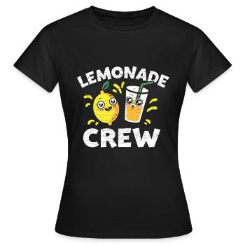 Limonade Limonadenstand - Frauen T-Shirt - Schwarz - Vorne - AI Model Female 172 dark (172cm)
