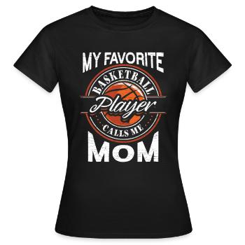 Basketball Mama Basketballspieler - Frauen T-Shirt - Schwarz - Vorne - AI Model Female 172 dark (172cm)