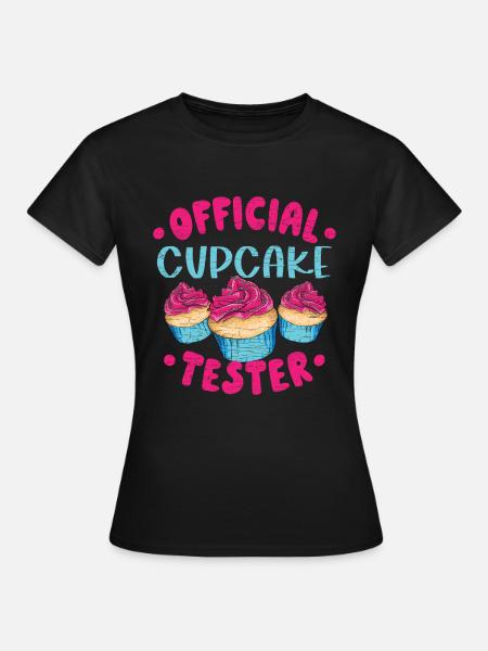 Cupcake - Frauen T-Shirt - Schwarz